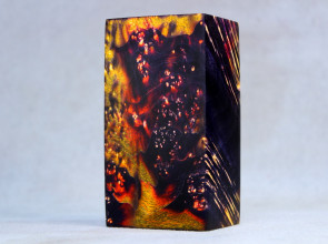 Stabilized Maple Burl Wood Mod Block